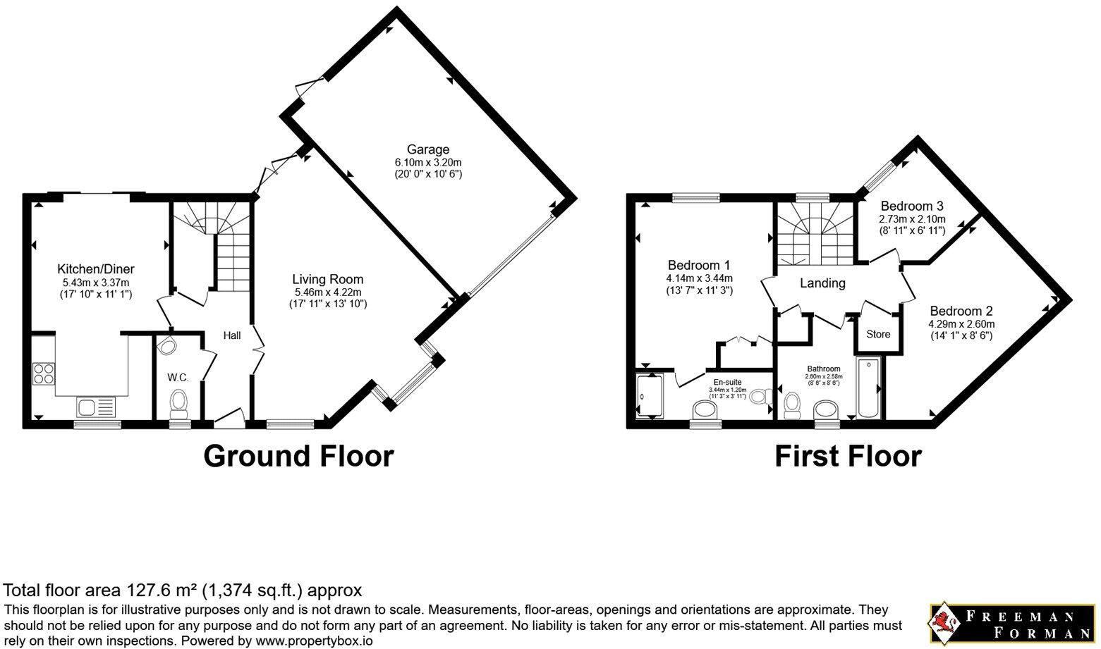 Hazelwood Close, Tonbridge, Kent, TN11 floorplan