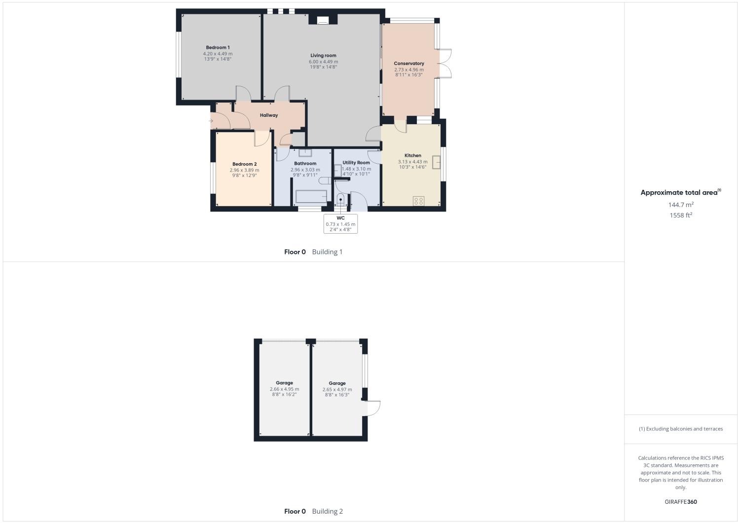 West Drive, Highfields Caldecote, Cambridge, Cambridgeshire, CB23 floorplan