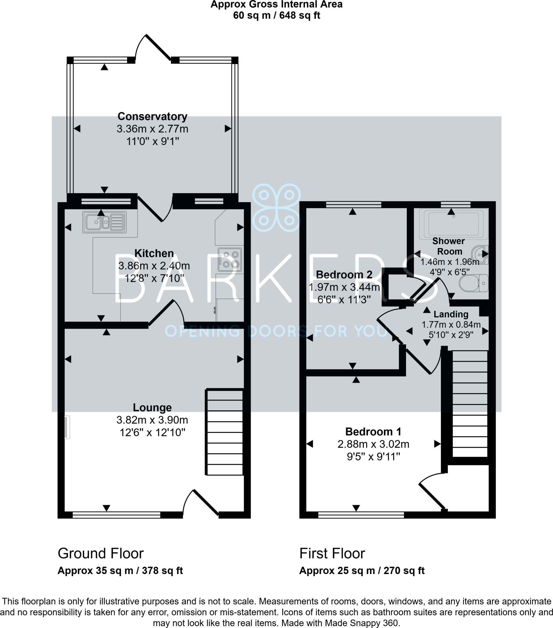 Oakway, Bradford floorplan