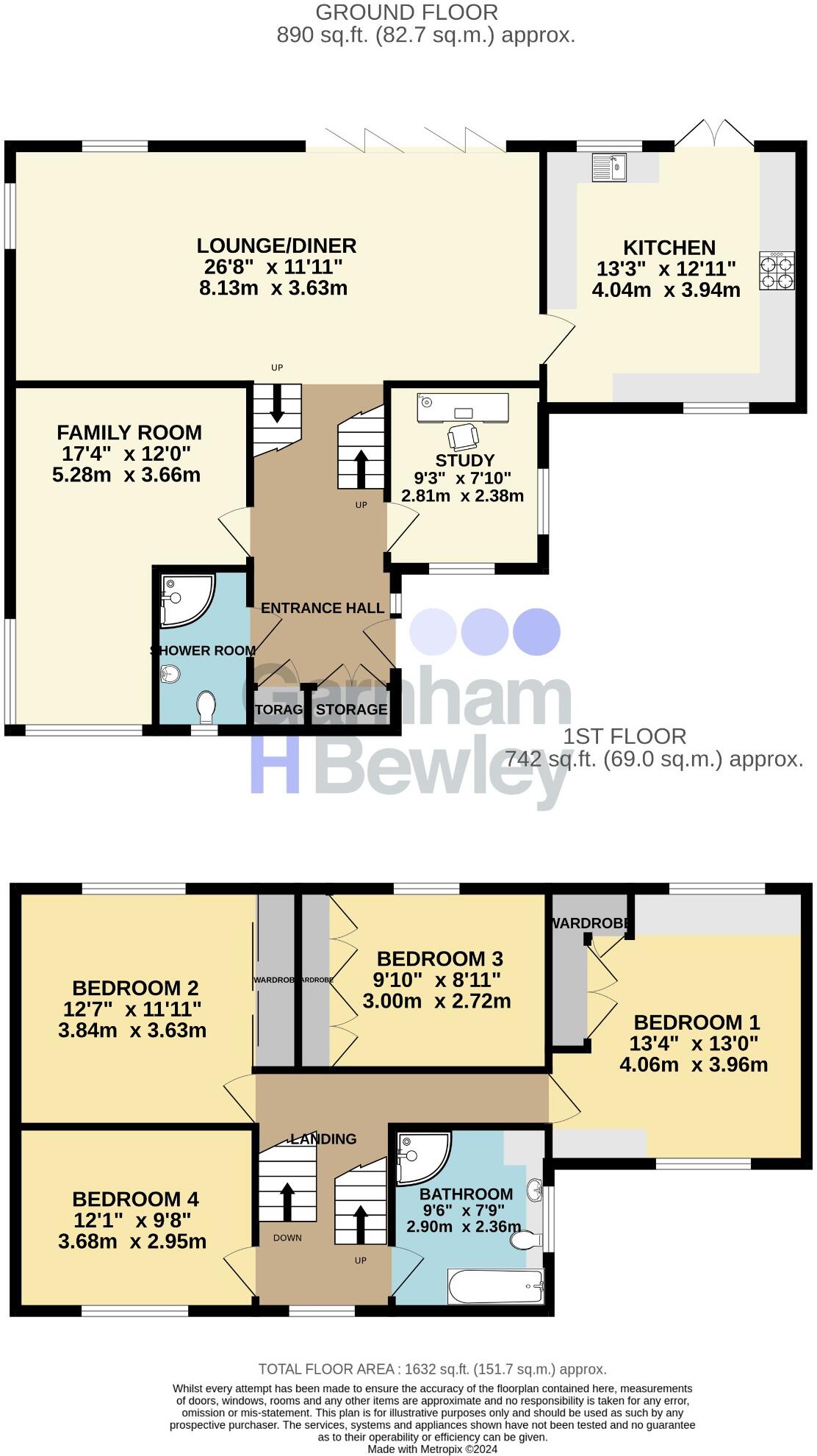 Harvest Hill, East Grinstead, West Sussex, RH19 floorplan