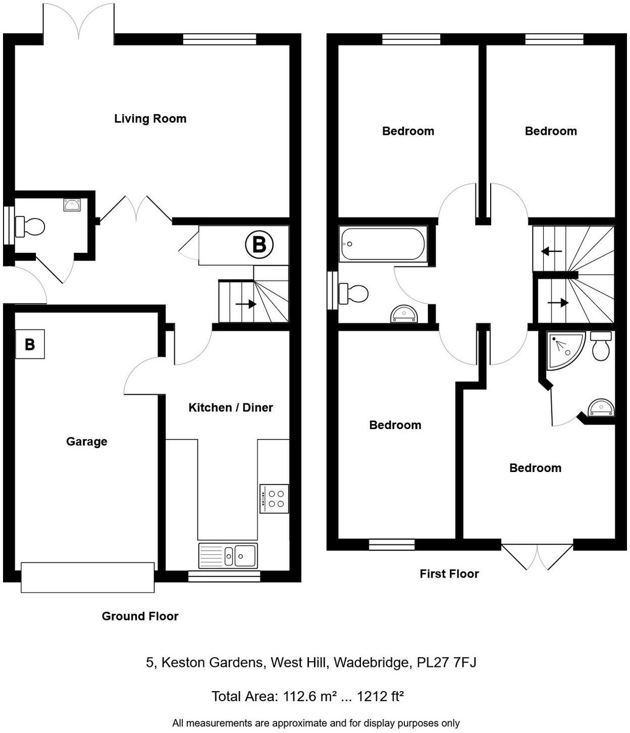 Keston Gardens, Wadebridge, PL27 floorplan