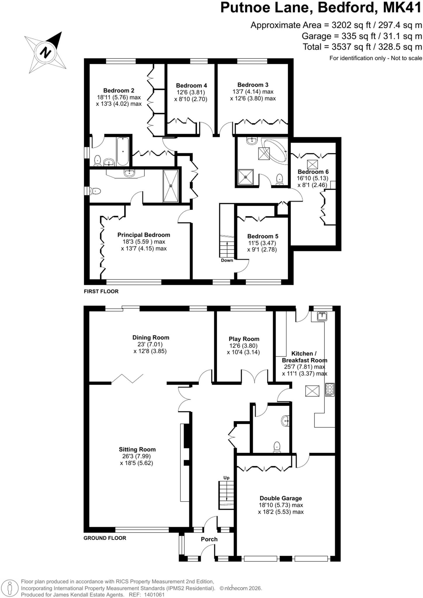 Putnoe Lane, Bedford, MK41 floorplan