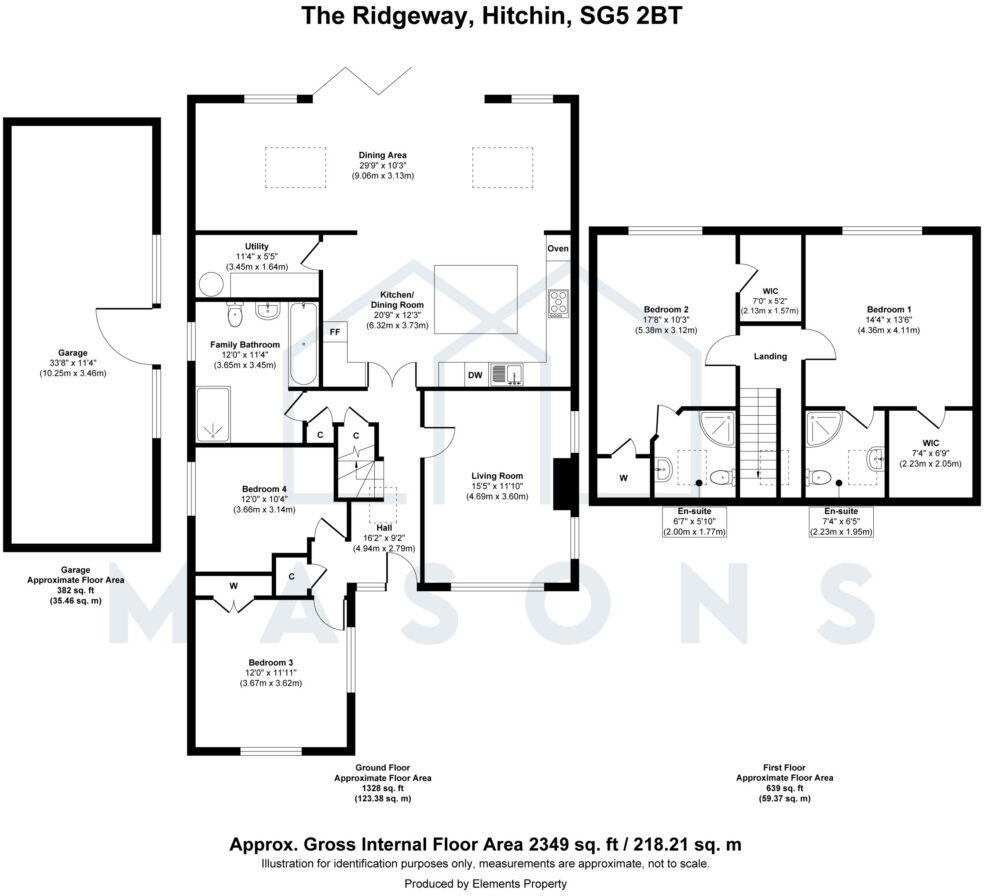 The Ridgeway, Hitchin, Hertfordshire, SG5 2BT floorplan