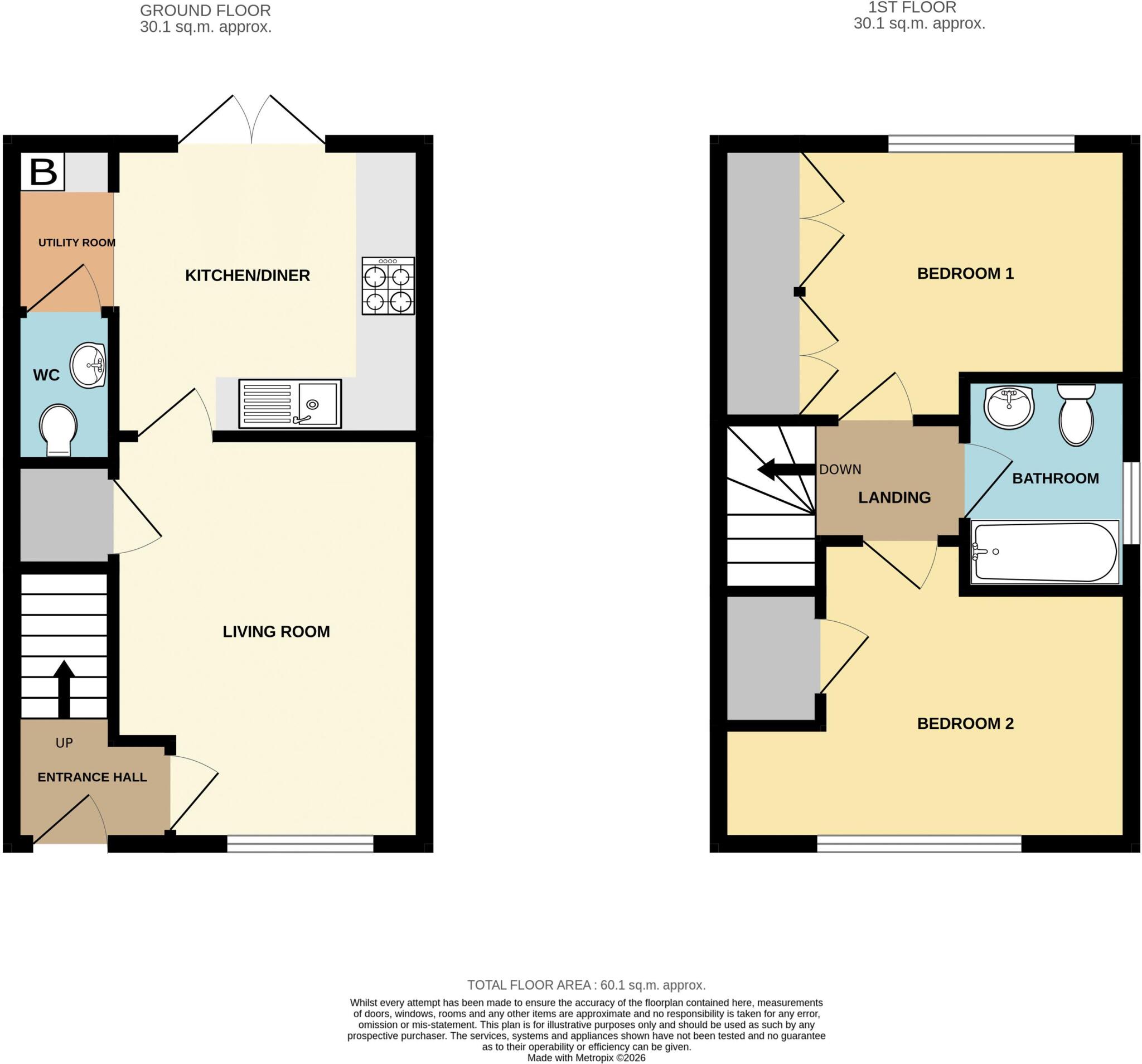 Maple Drive, Somerton floorplan