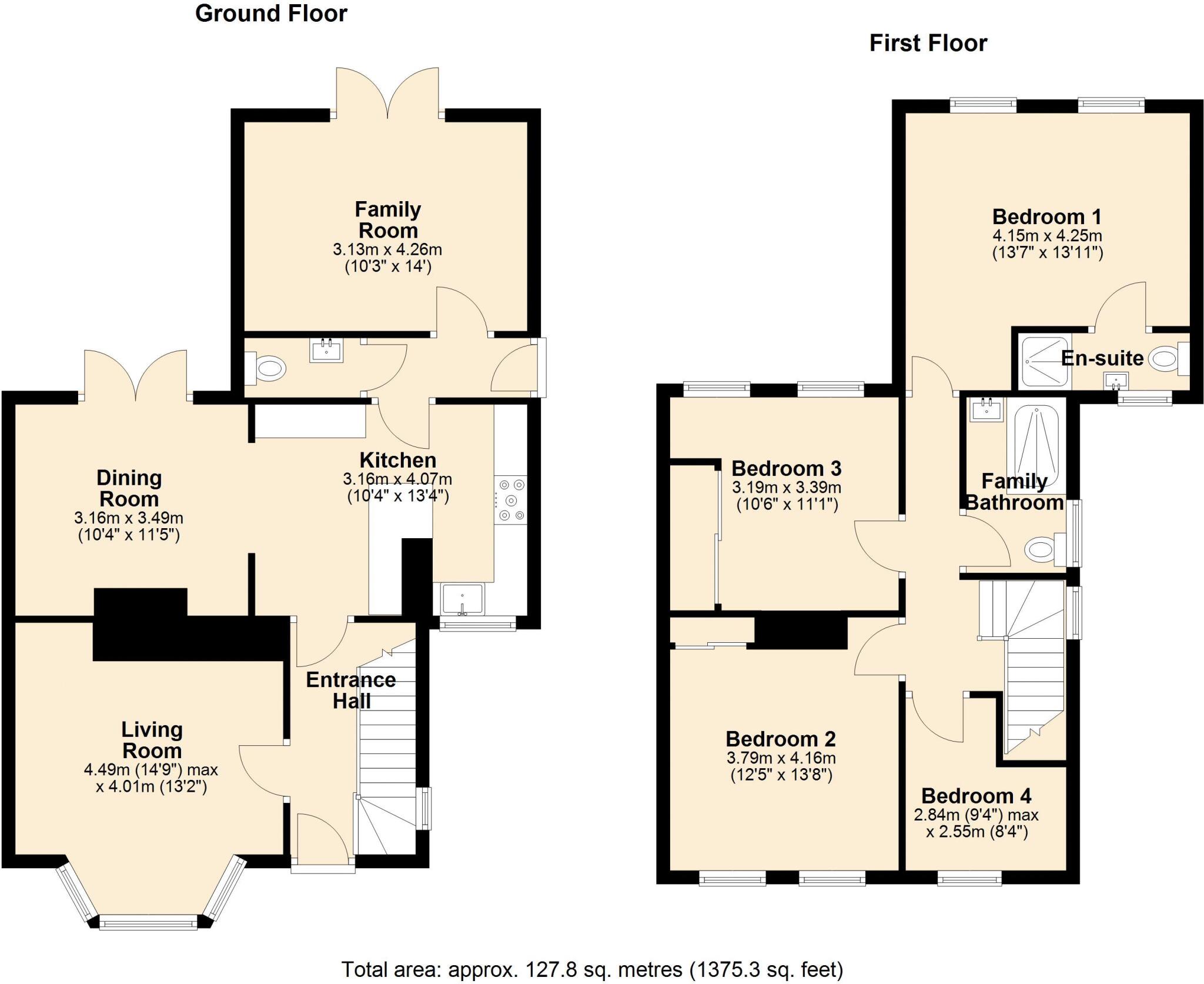 Flackwell Heath - 4 Bedrooms floorplan