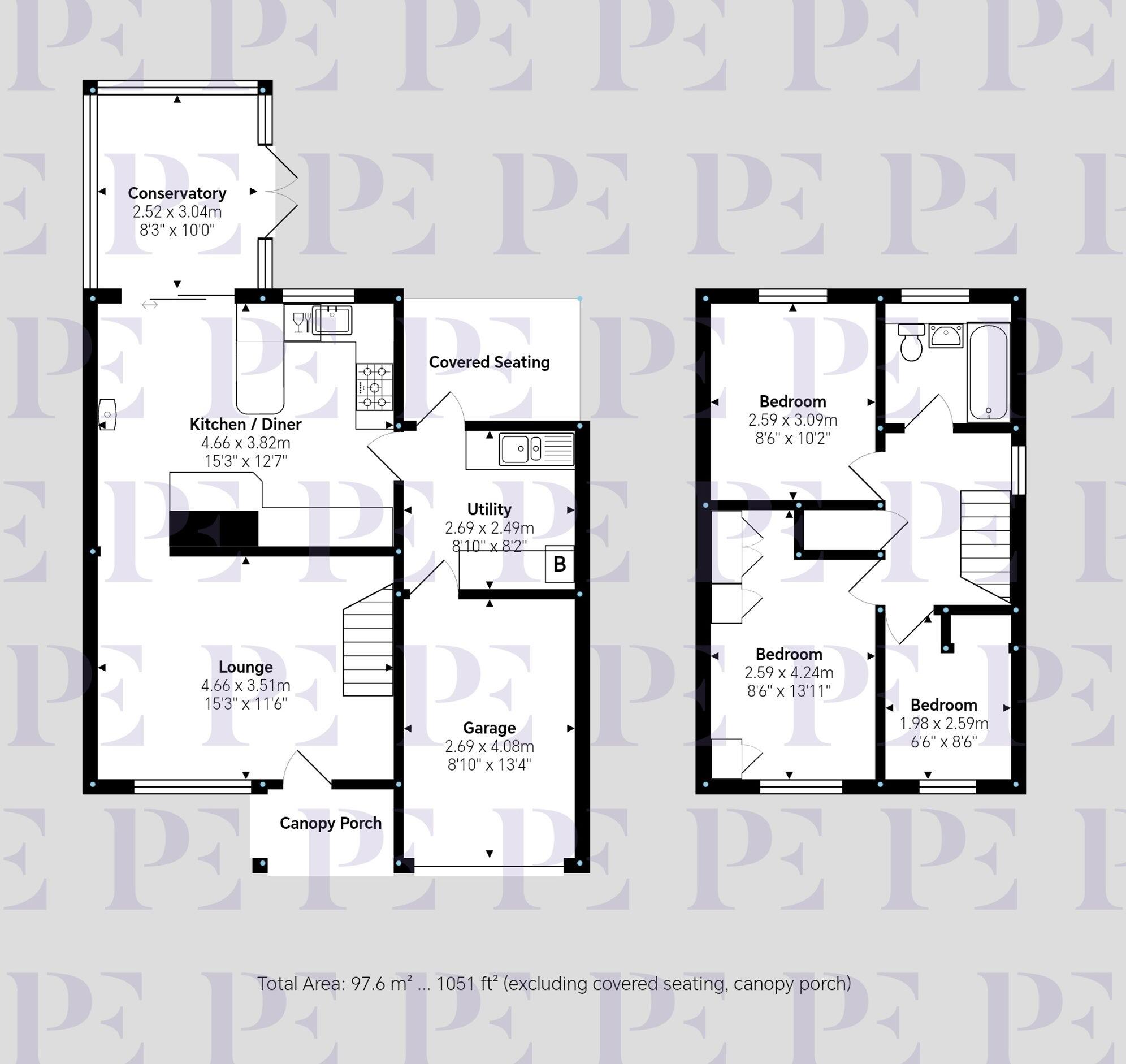 Bute Close, Hinckley, LE10 floorplan