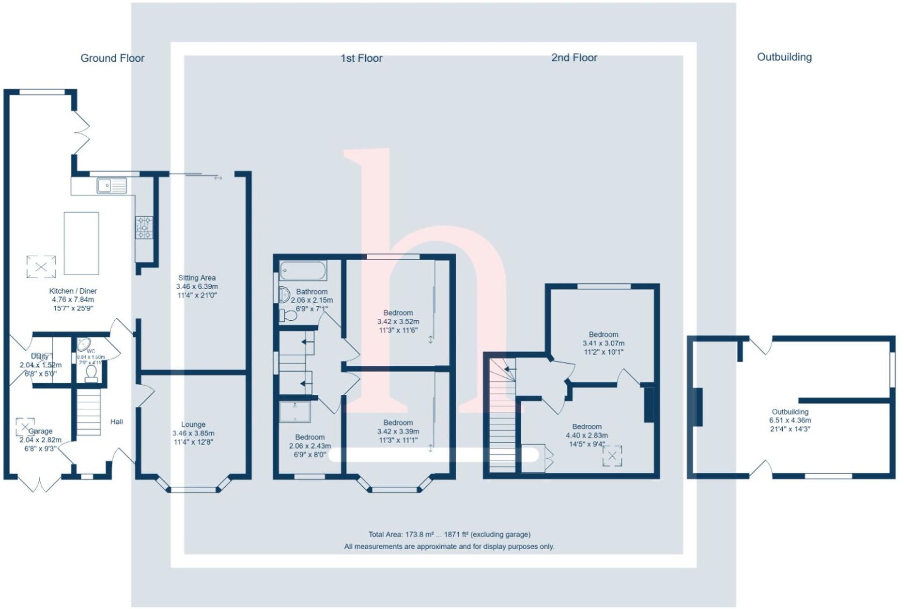 Langdale Road, Bebington, CH63 floorplan