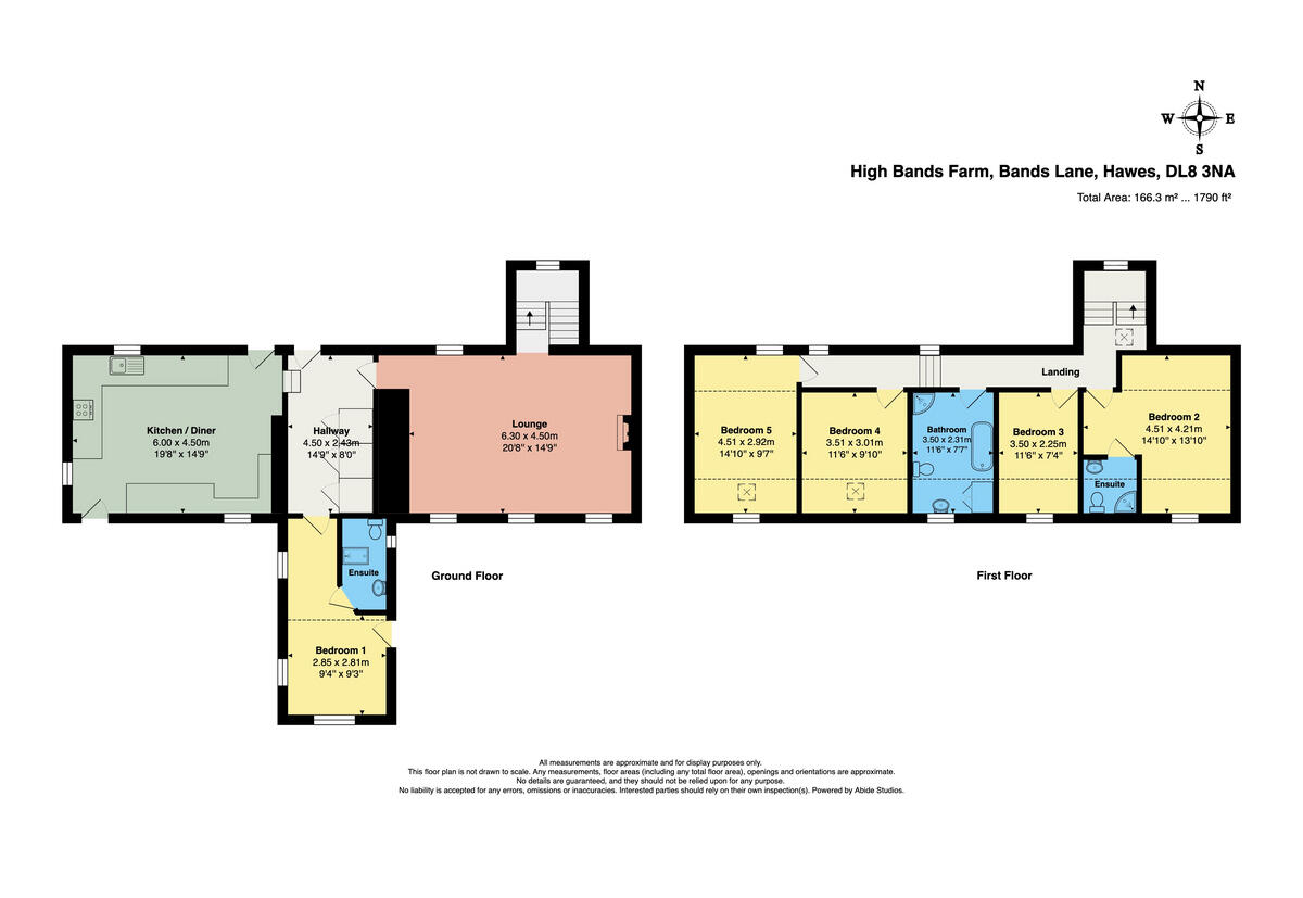 High Bands, Gayle, Hawes, DL8 3NA floorplan