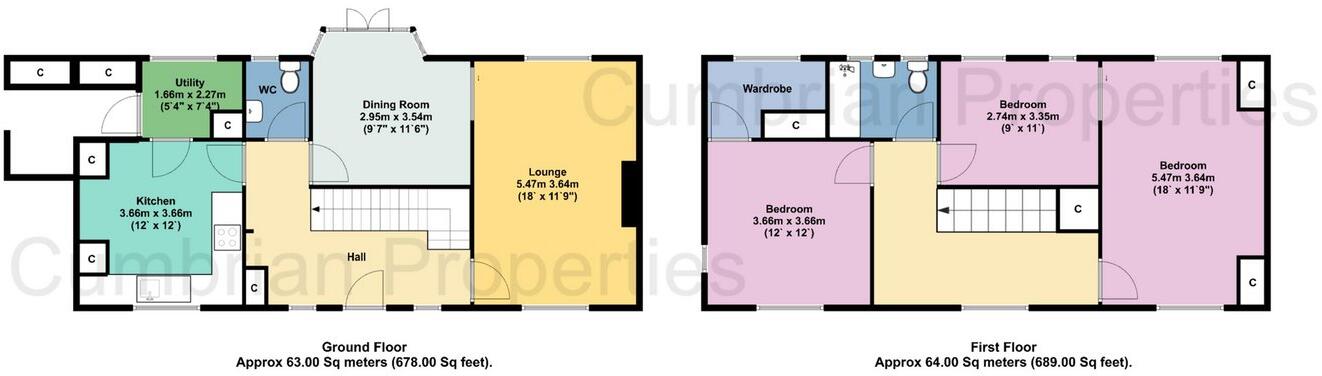 Centurions Walk, Carlisle, CA3 floorplan