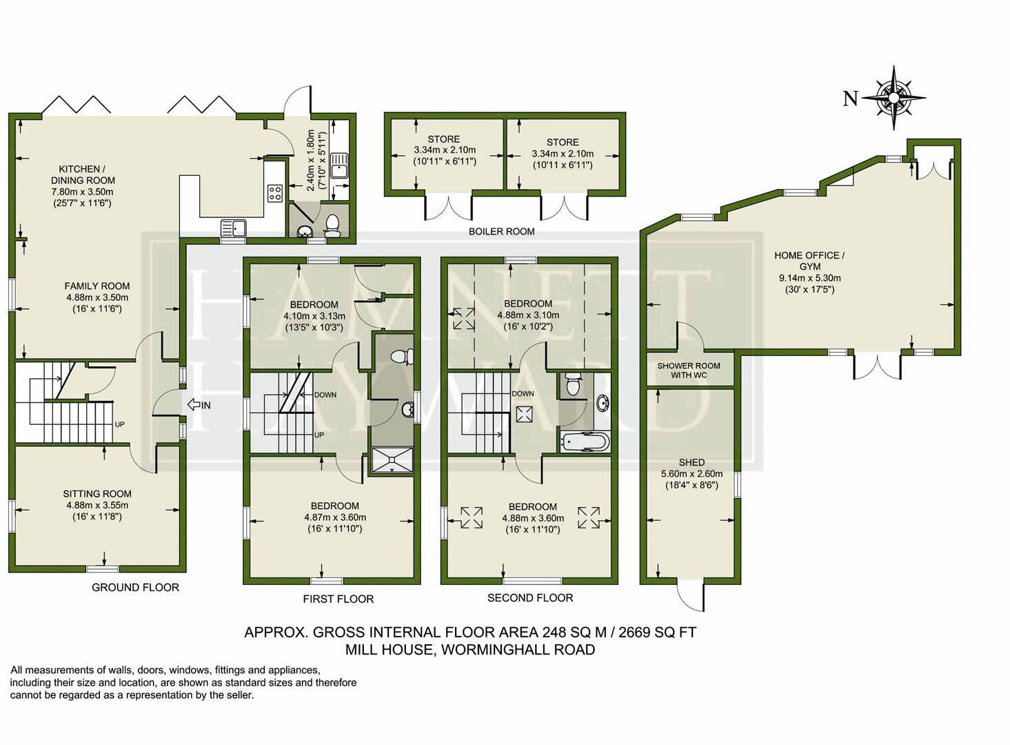 Oakley, Buckinghamshire floorplan