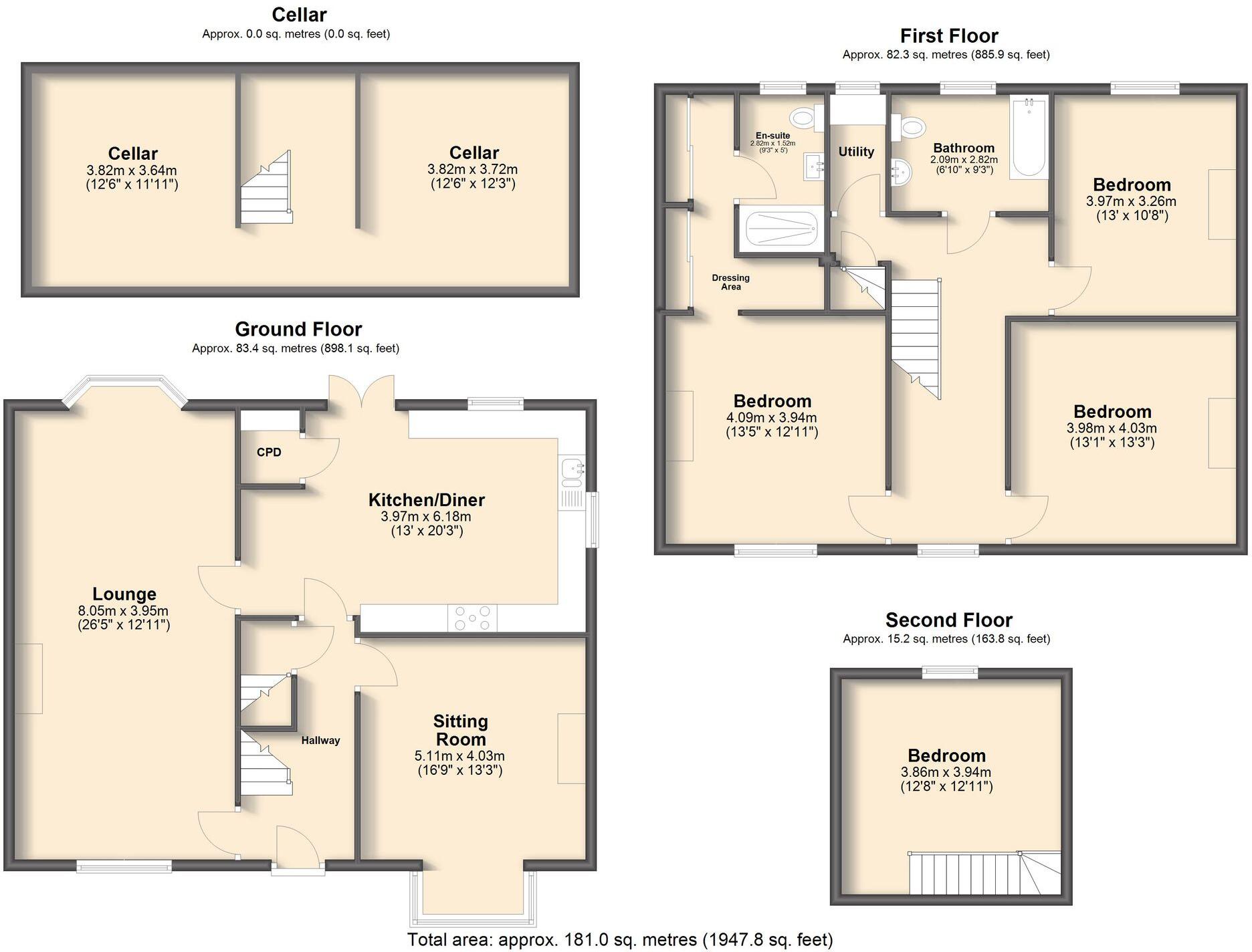 Rupert Road, Sheffield, S7 floorplan