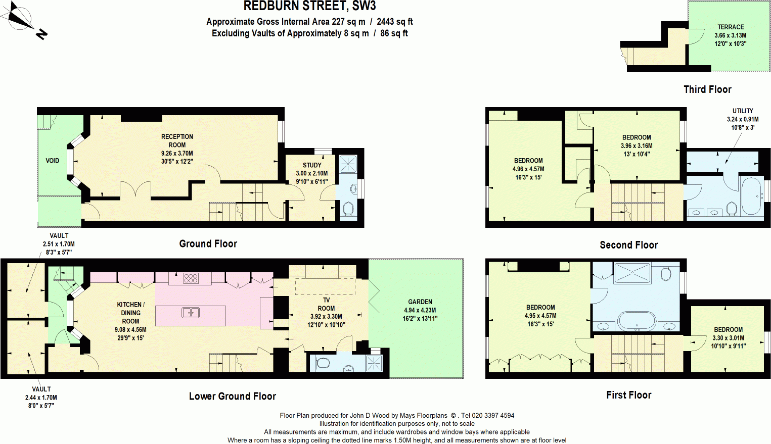 Redburn Street, Chelsea, London, SW3 floorplan