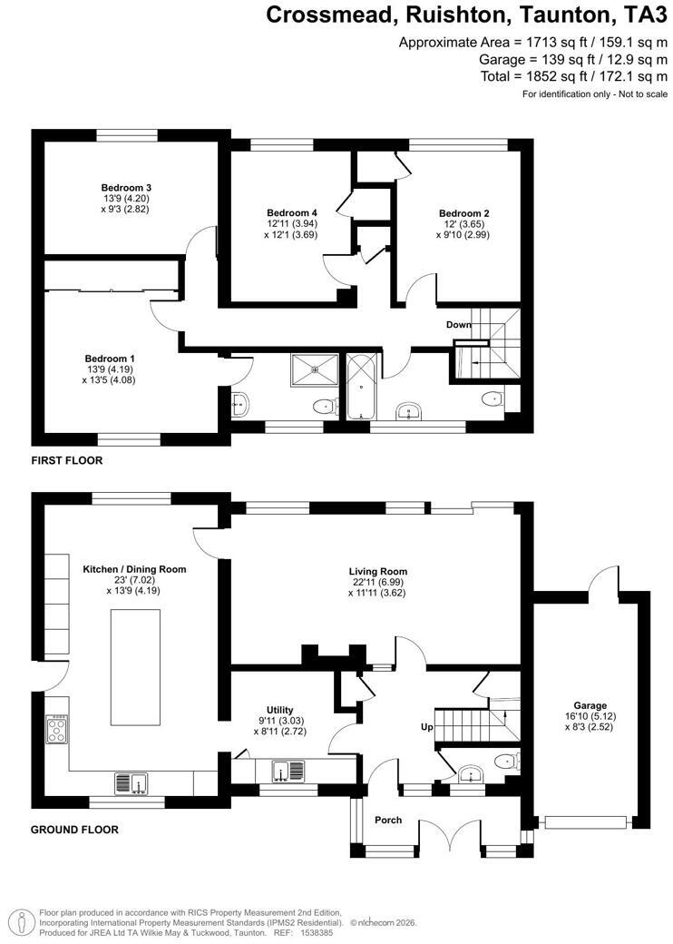 Ruishton, Taunton floorplan