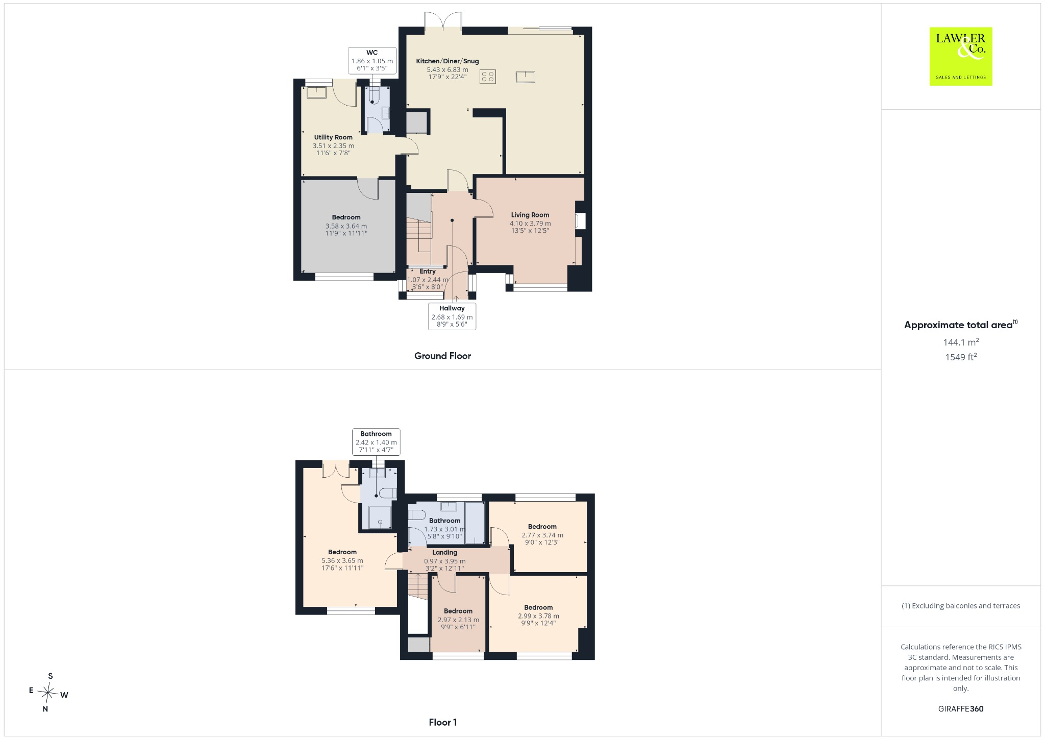 Hollingworth Drive, Marple, Stockport, Cheshire, SK6 7JE floorplan
