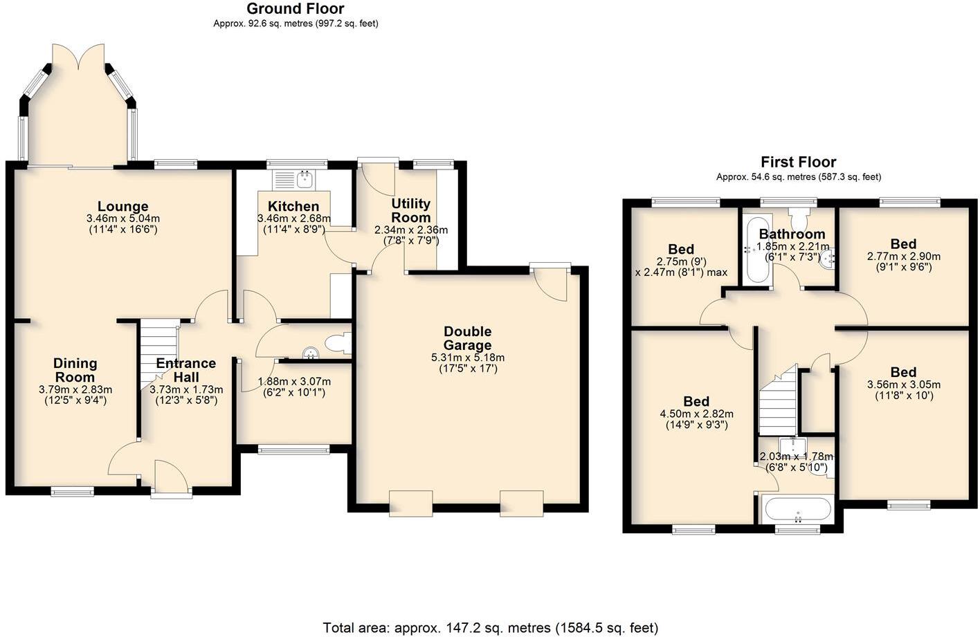 Tuttles Lane West, Wymondham floorplan