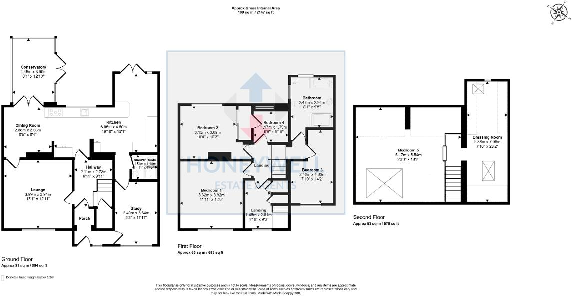 St Chads Avenue, Chatburn, BB7 4AN floorplan