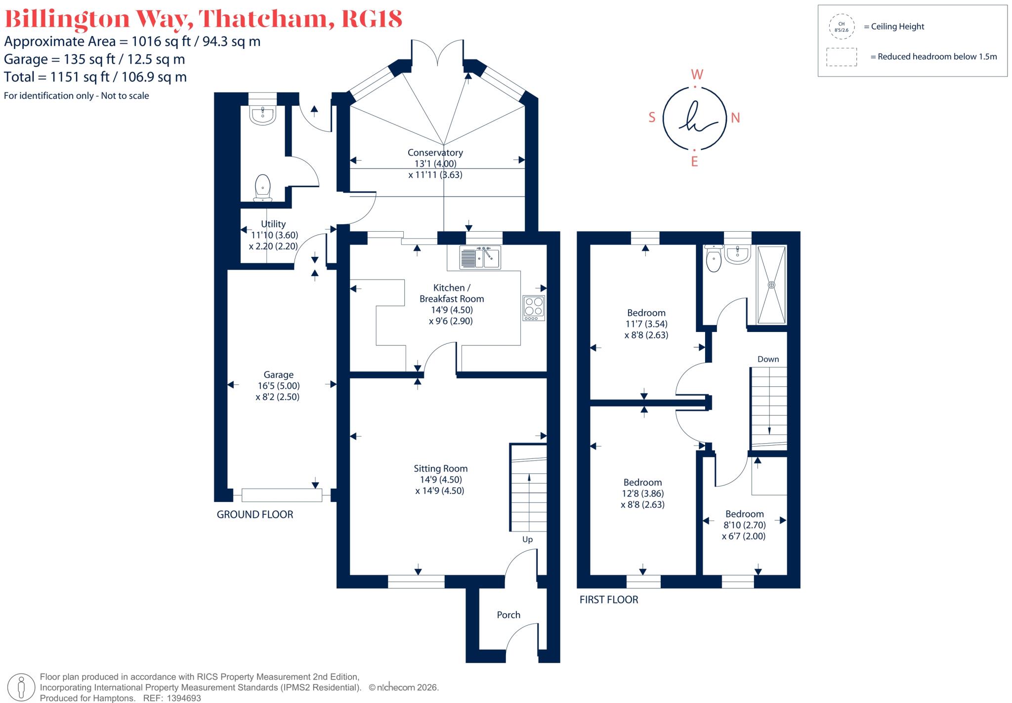 Billington Way, Thatcham, RG18 floorplan