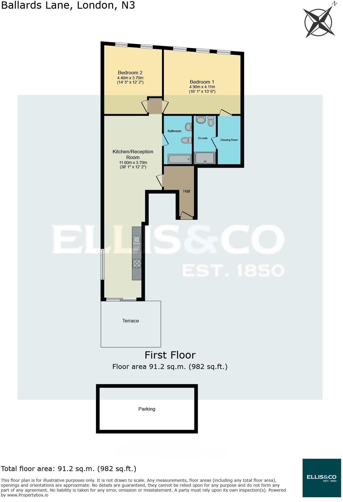 Ballards Lane, Finchley, N3 floorplan