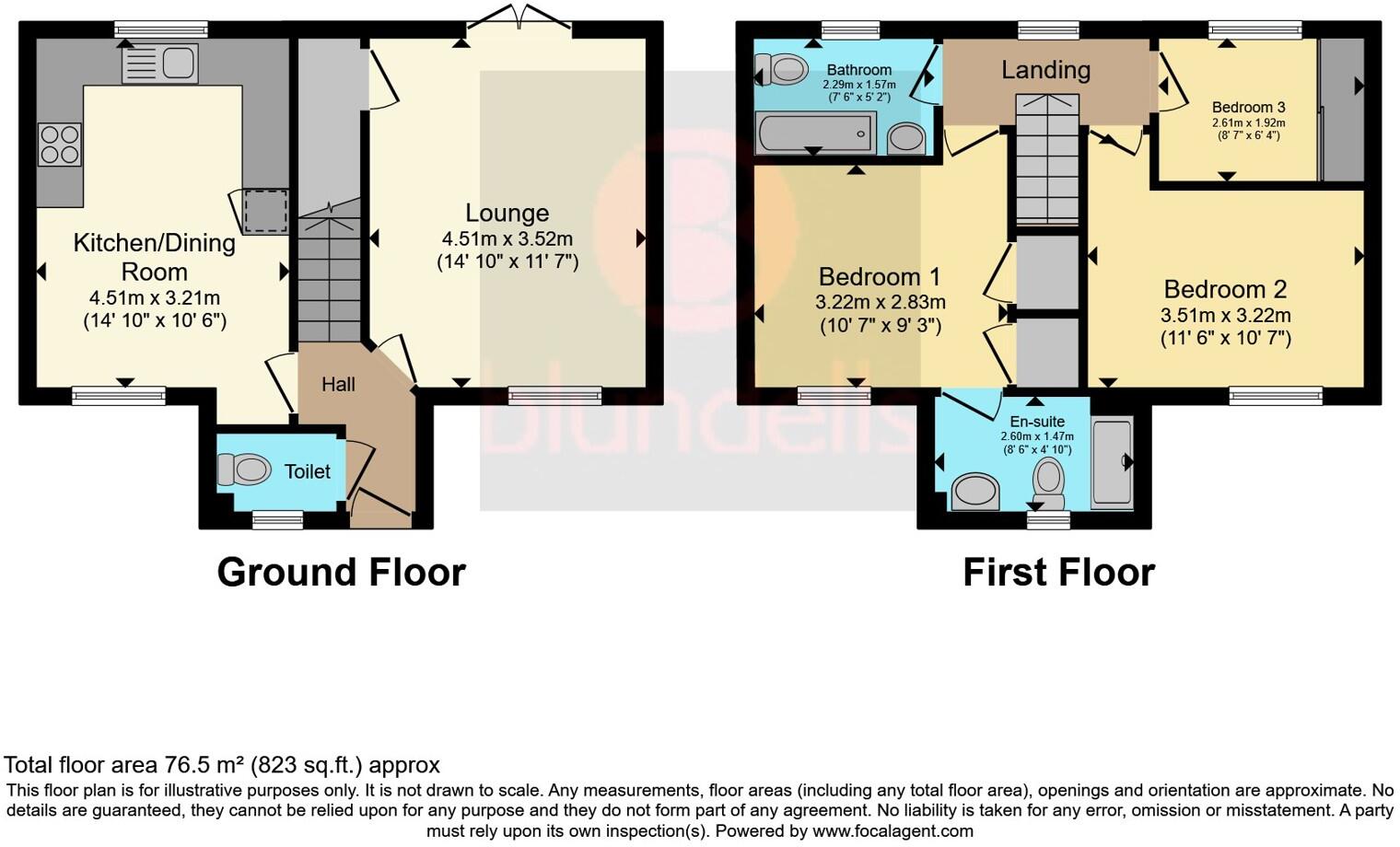 Roberts Road, Edlington, Doncaster, South Yorkshire, DN12 floorplan