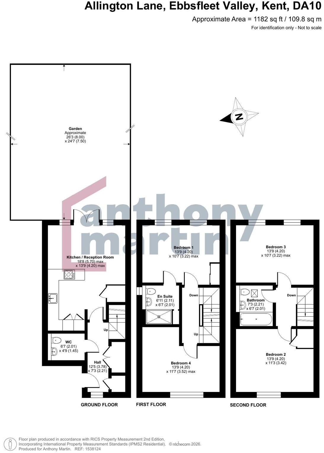 Allington Lane, Ebbsfleet Valley, Kent, DA10 floorplan