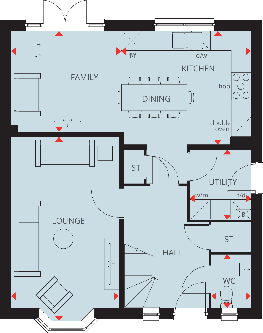 Peter De Stapleigh Way,
Stapeley, 
Nantwich, 
Cheshire, 
CW5 7TU floorplan