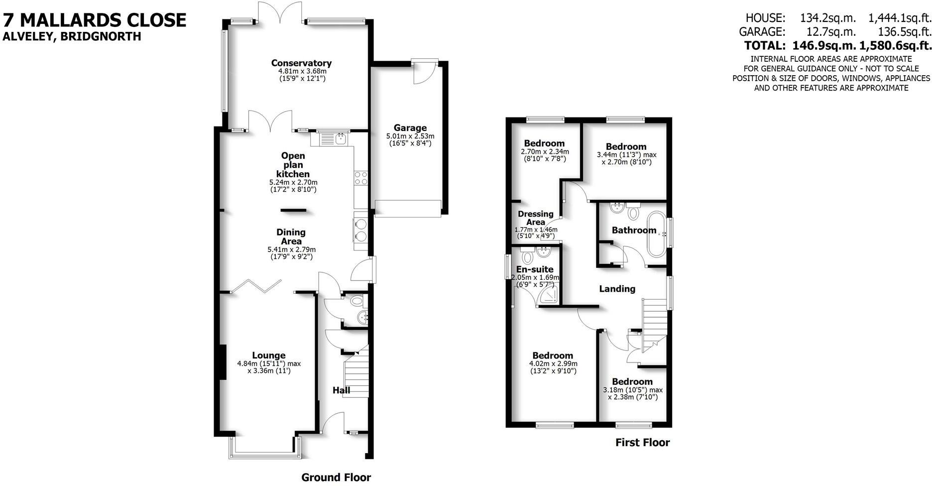 7 Mallards Close, Alveley, Bridgnorth floorplan
