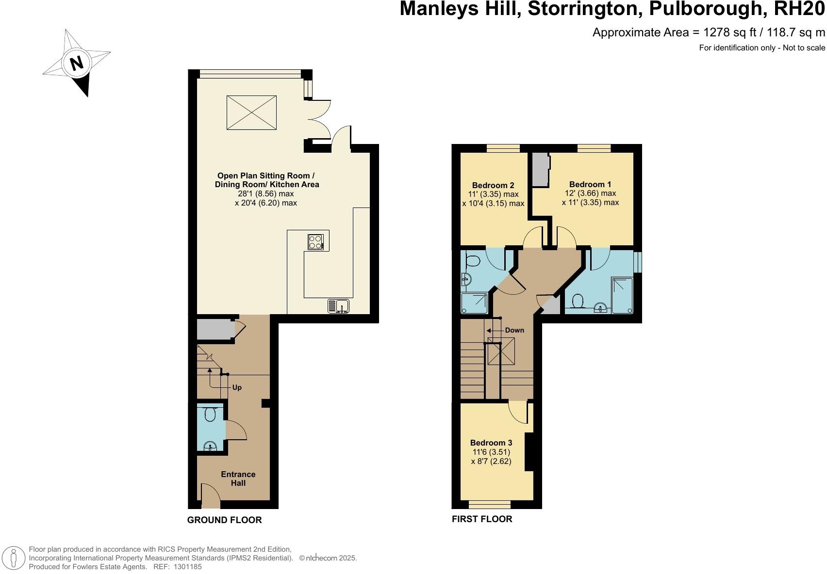 Storrington - close to village centre with 2 designated parking spaces floorplan