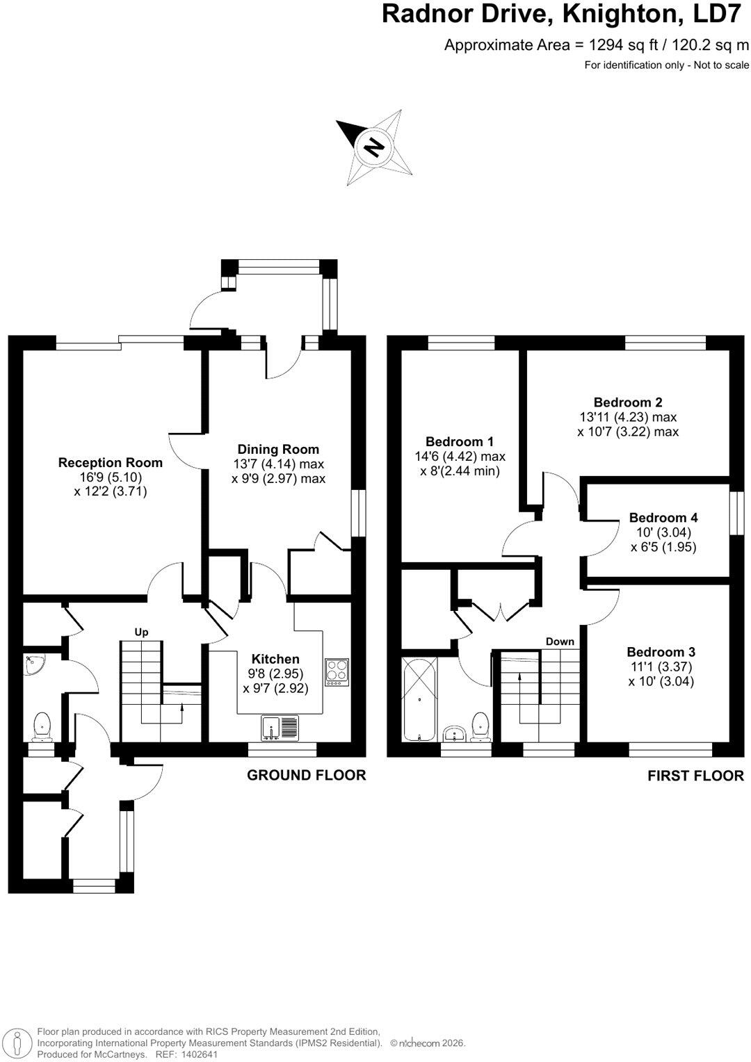 Radnor Drive, Knighton, Powys floorplan
