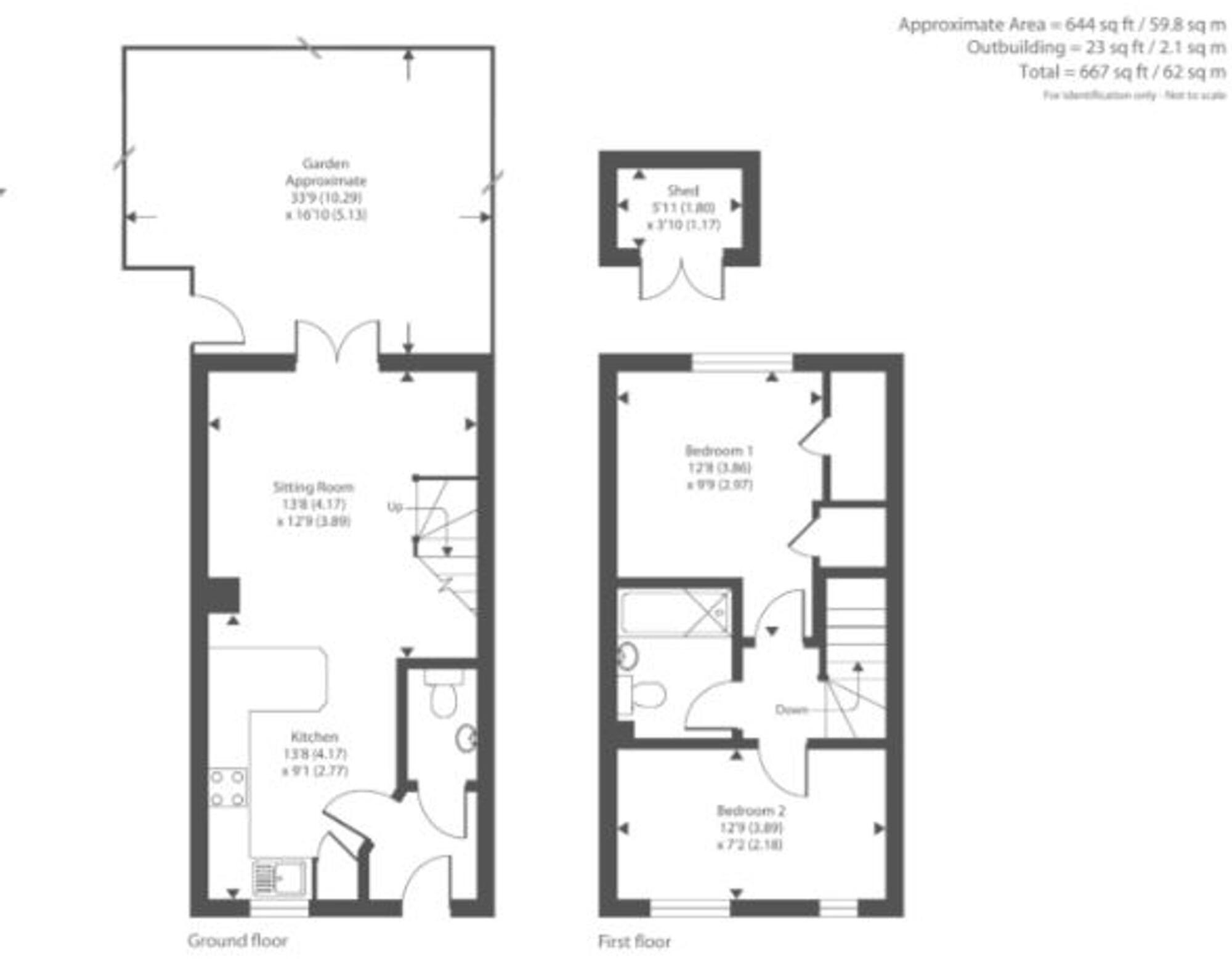 Whitworth Way, Grove, OX12 floorplan