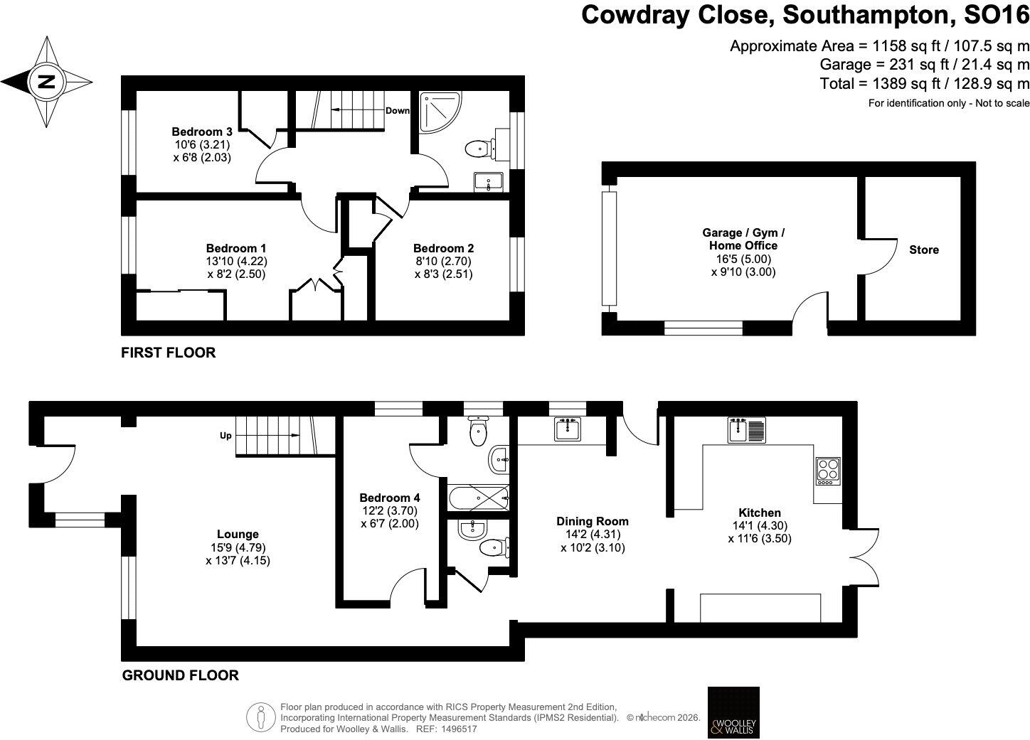 Cowdray Close, Southampton, Hampshire, SO16 floorplan