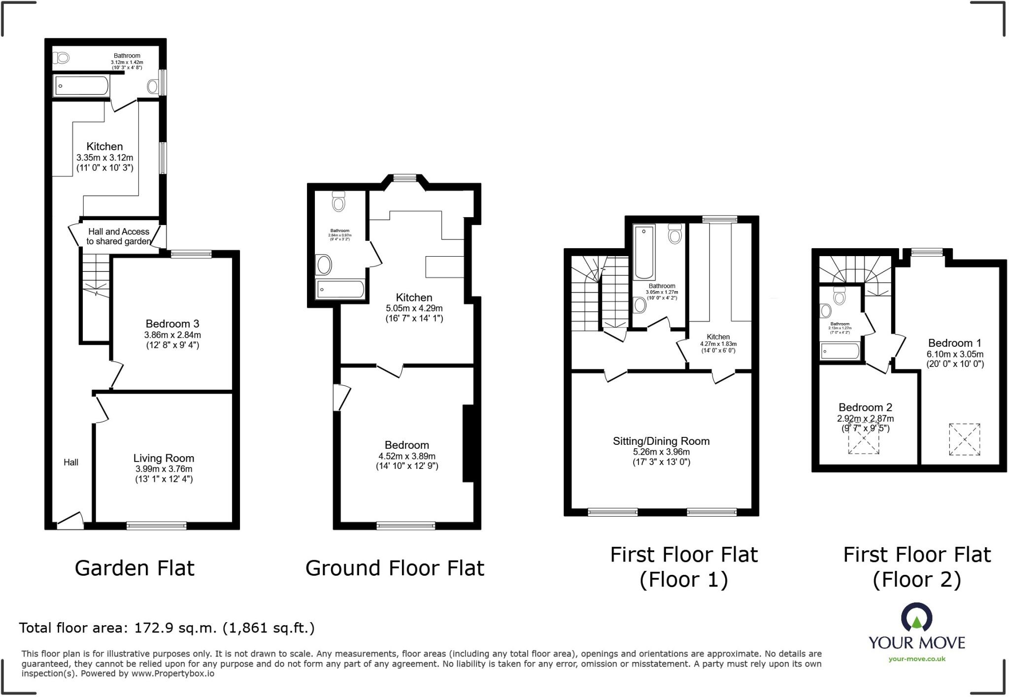 Molesworth Road, Stoke, Plymouth, Devon, PL1 floorplan