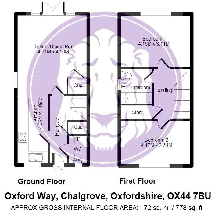 Oxford Way, Chalgrove floorplan