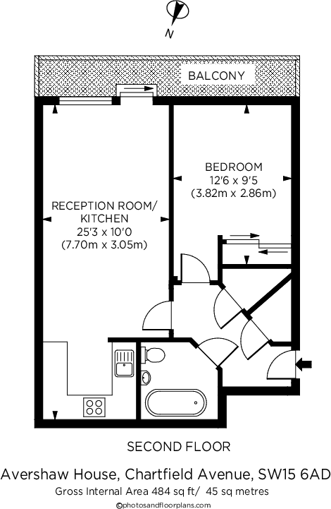 Avershaw House, Chartfield Avenue, London floorplan