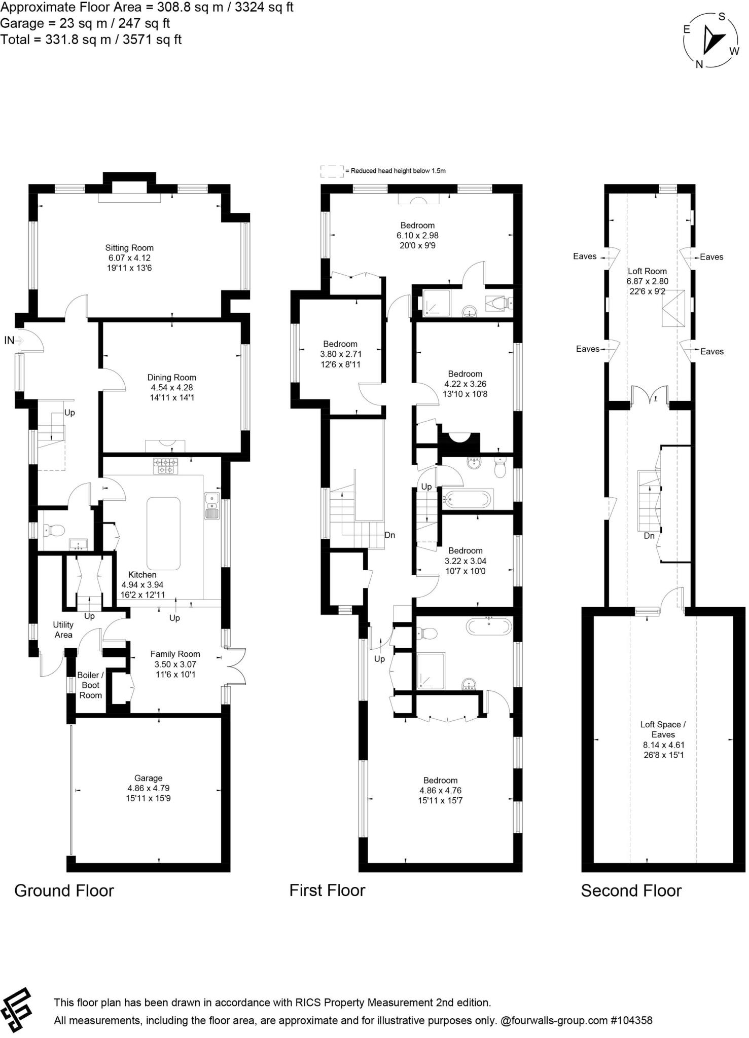 Farnham Road, Churt, GU10 floorplan