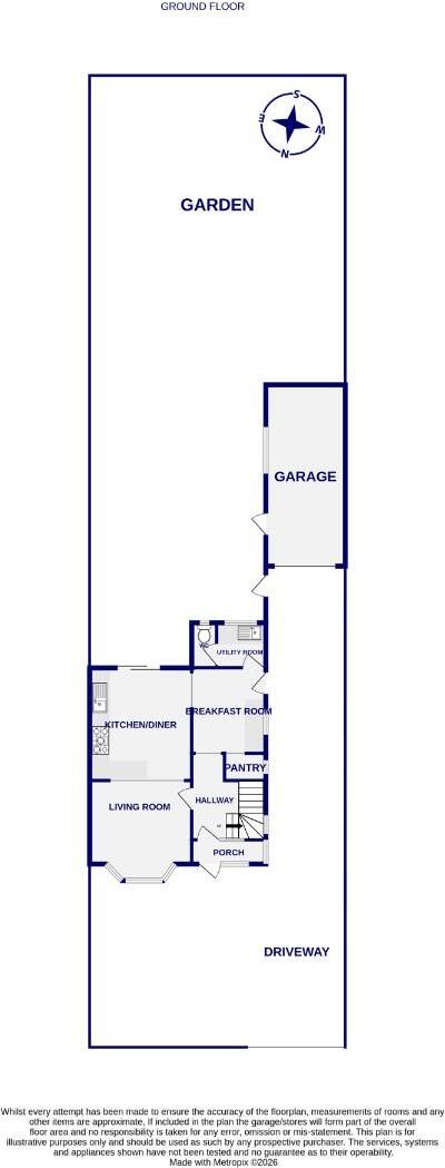 Byland Avenue, York floorplan