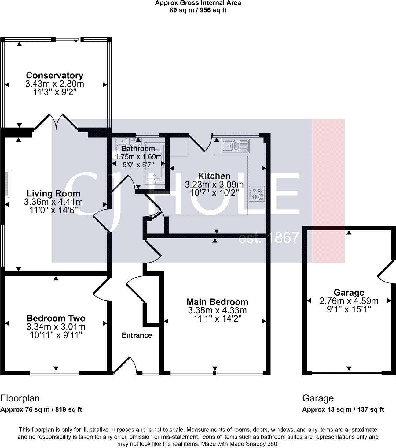 Parkwood Crescent, Hucclecote, Gloucester, GL3 floorplan