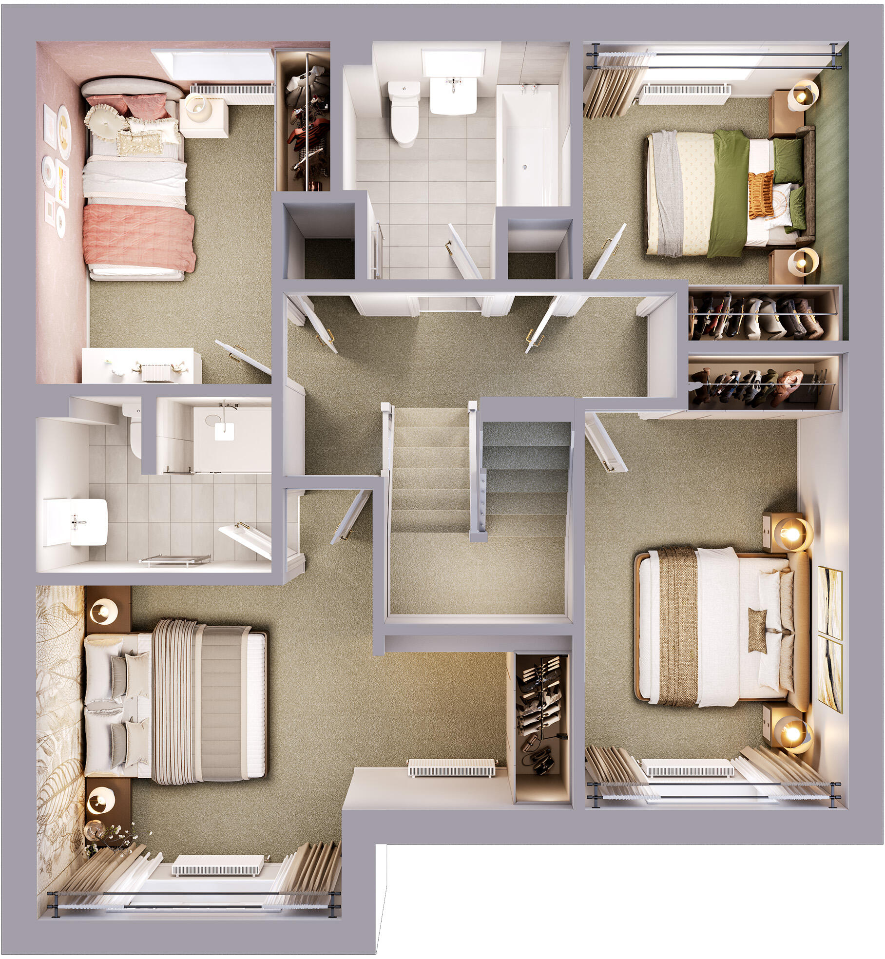 Plot 60, The Whillan, Sandsfield Way, St. Edmunds Park, Carlisle, CA2 6TS floorplan