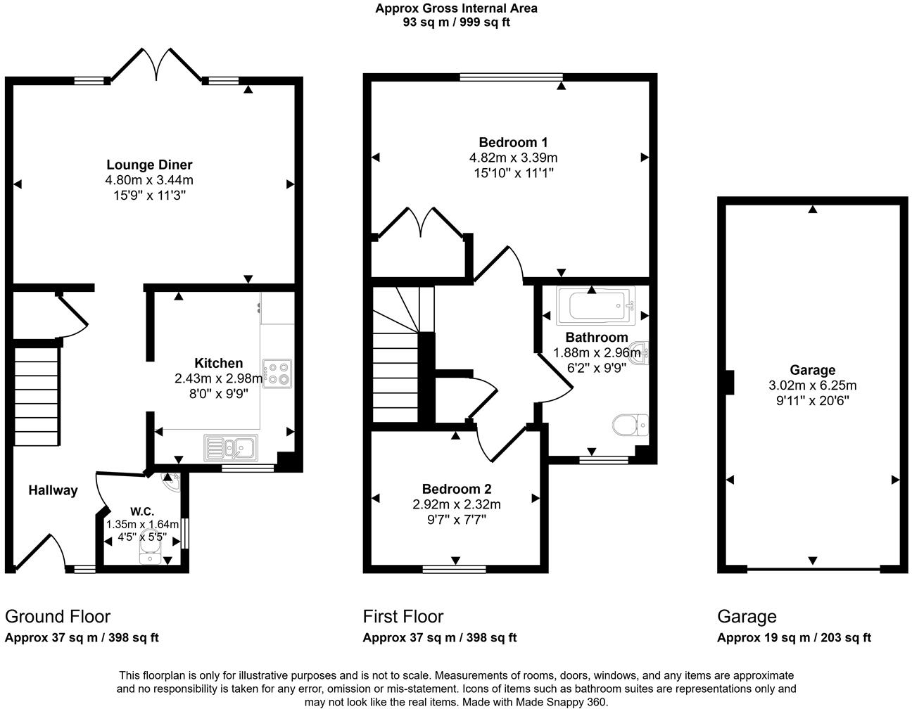 5, Green Lane, Johnston, Haverfordwest floorplan