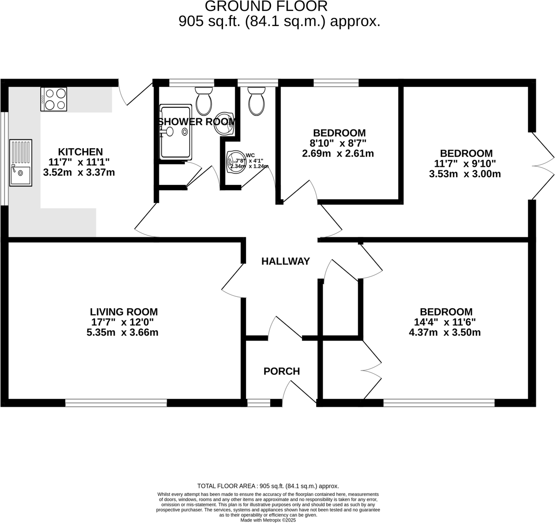 Pendre Gardens, Brecon, LD3 floorplan