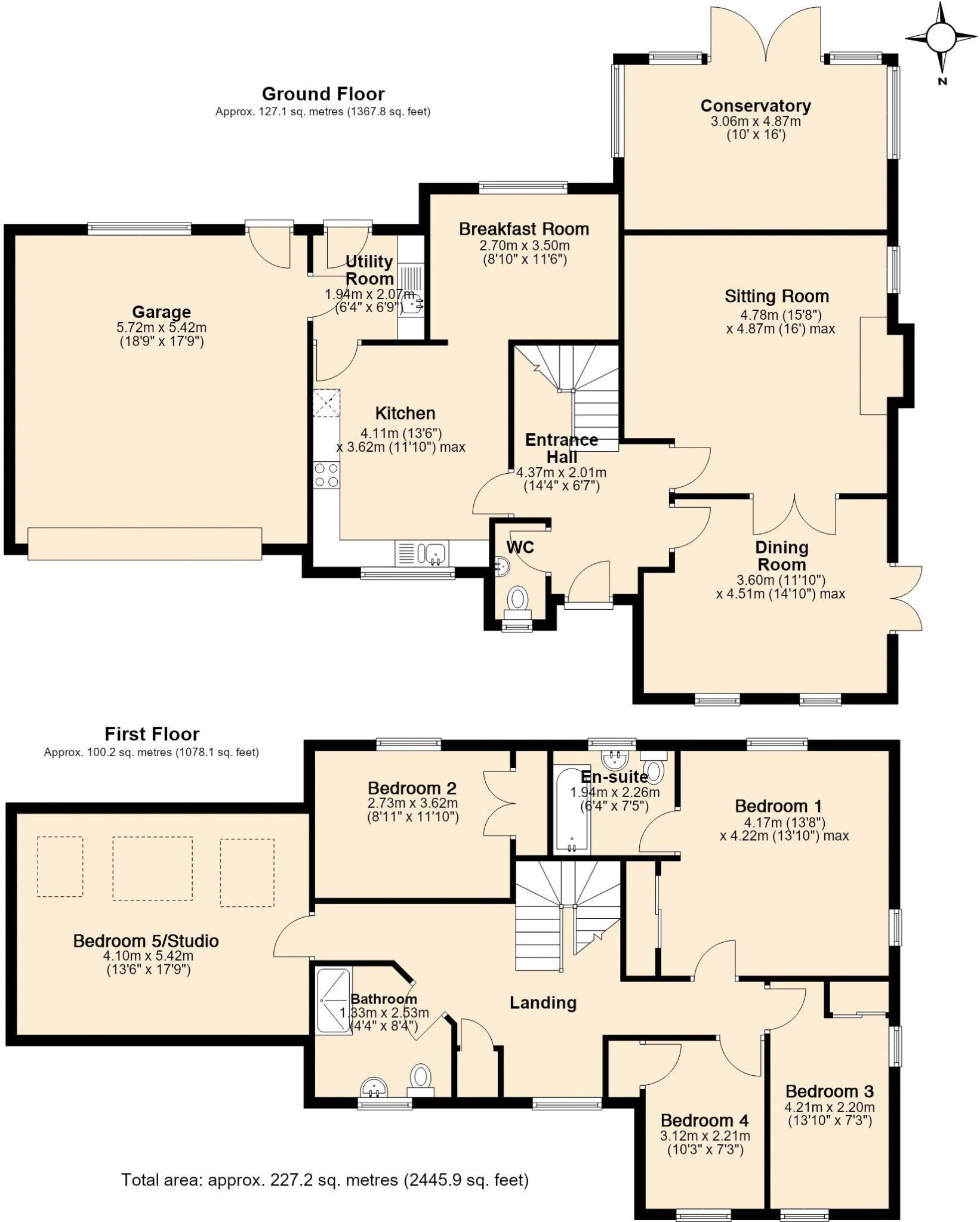 Little Hoopern, Chagford, Devon floorplan