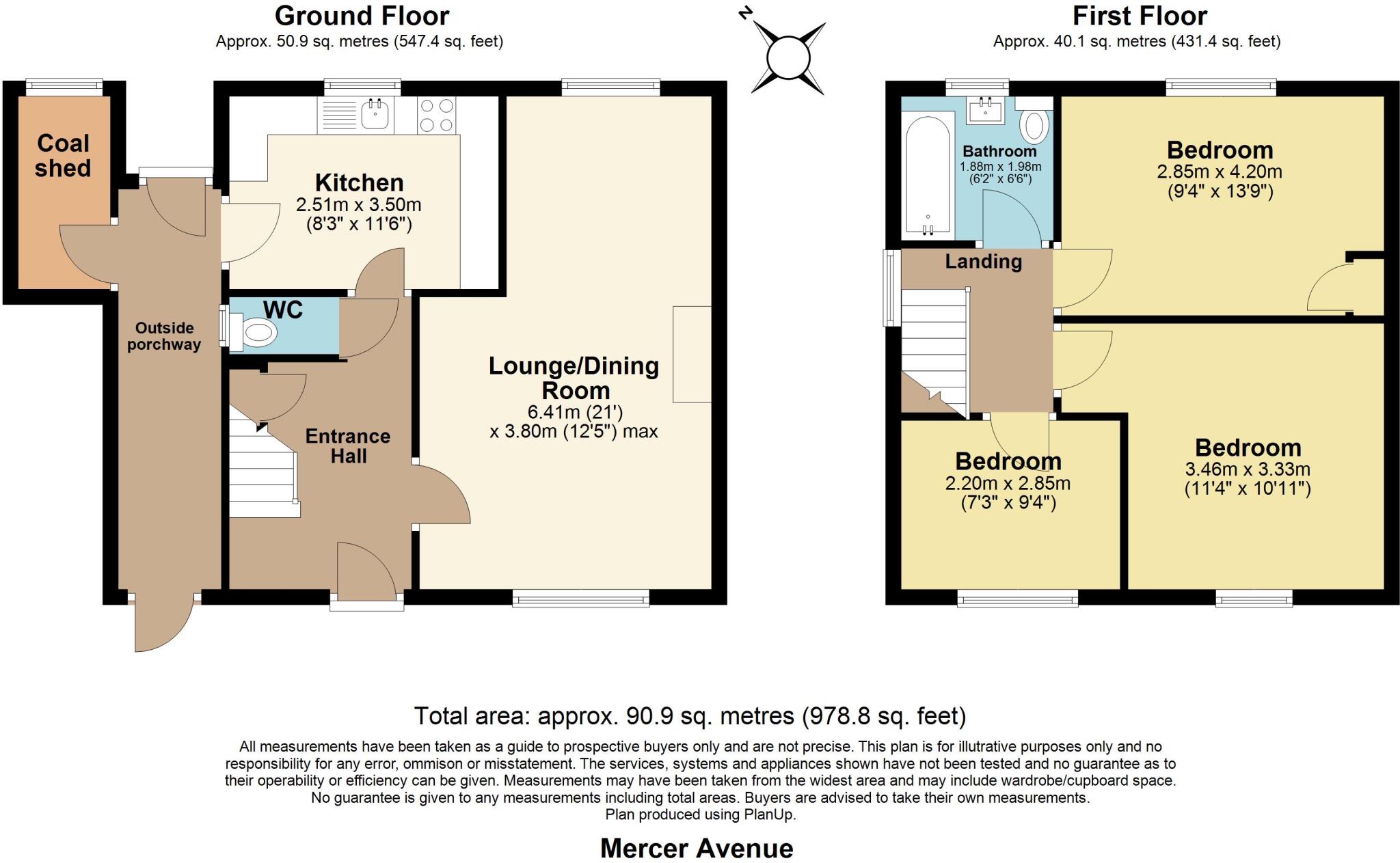 Mercer Avenue, Great Wakering, Southend-on-Sea, Essex, SS3 floorplan