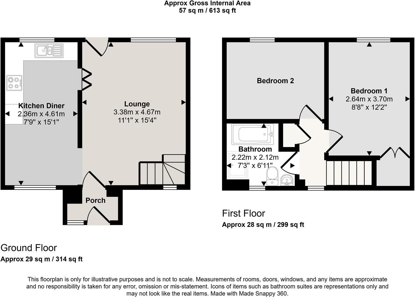 Callaly Close, Pegswood, Morpeth floorplan