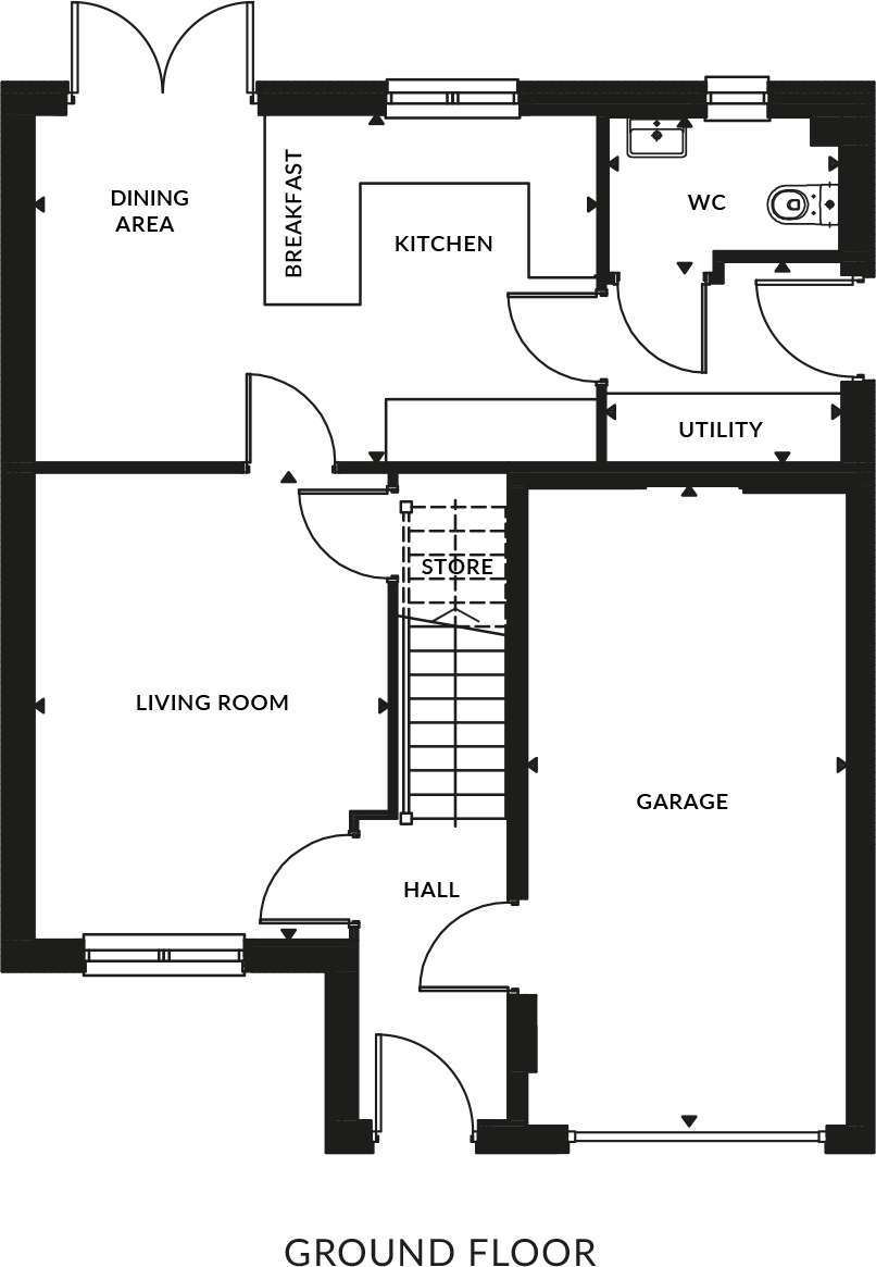 RICHARD SYNGE WAY,
Craibstone,
Bucksburn,
Aberdeen,
AB21 floorplan
