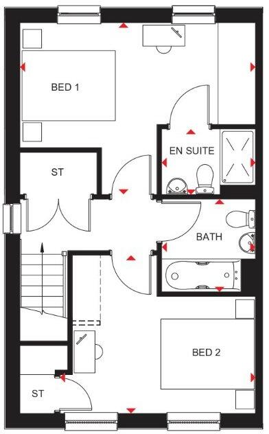 1 Charolais Lane
Huntingtower
Perth
PH1 3JH floorplan