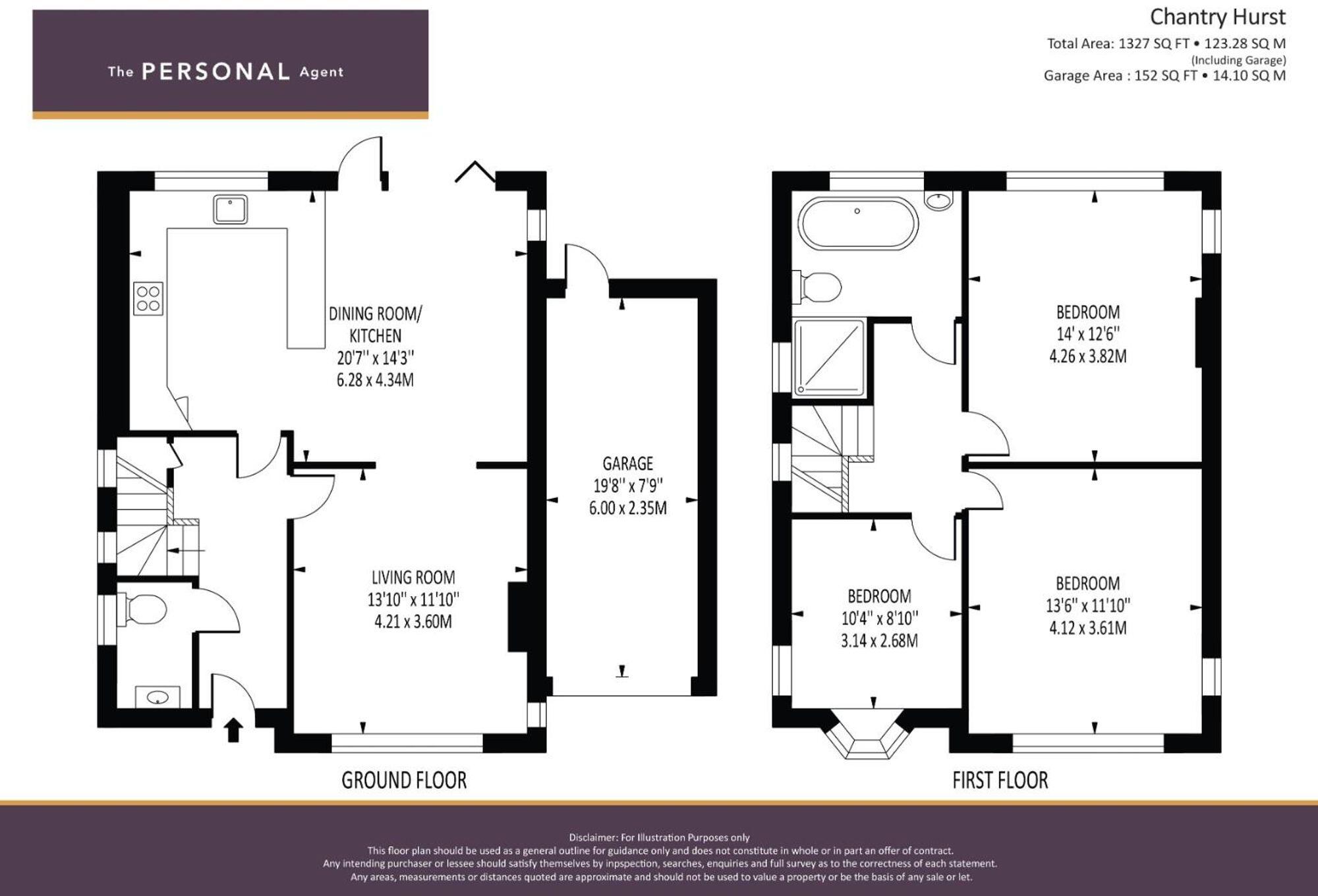Chantry Hurst, Epsom, KT18 floorplan