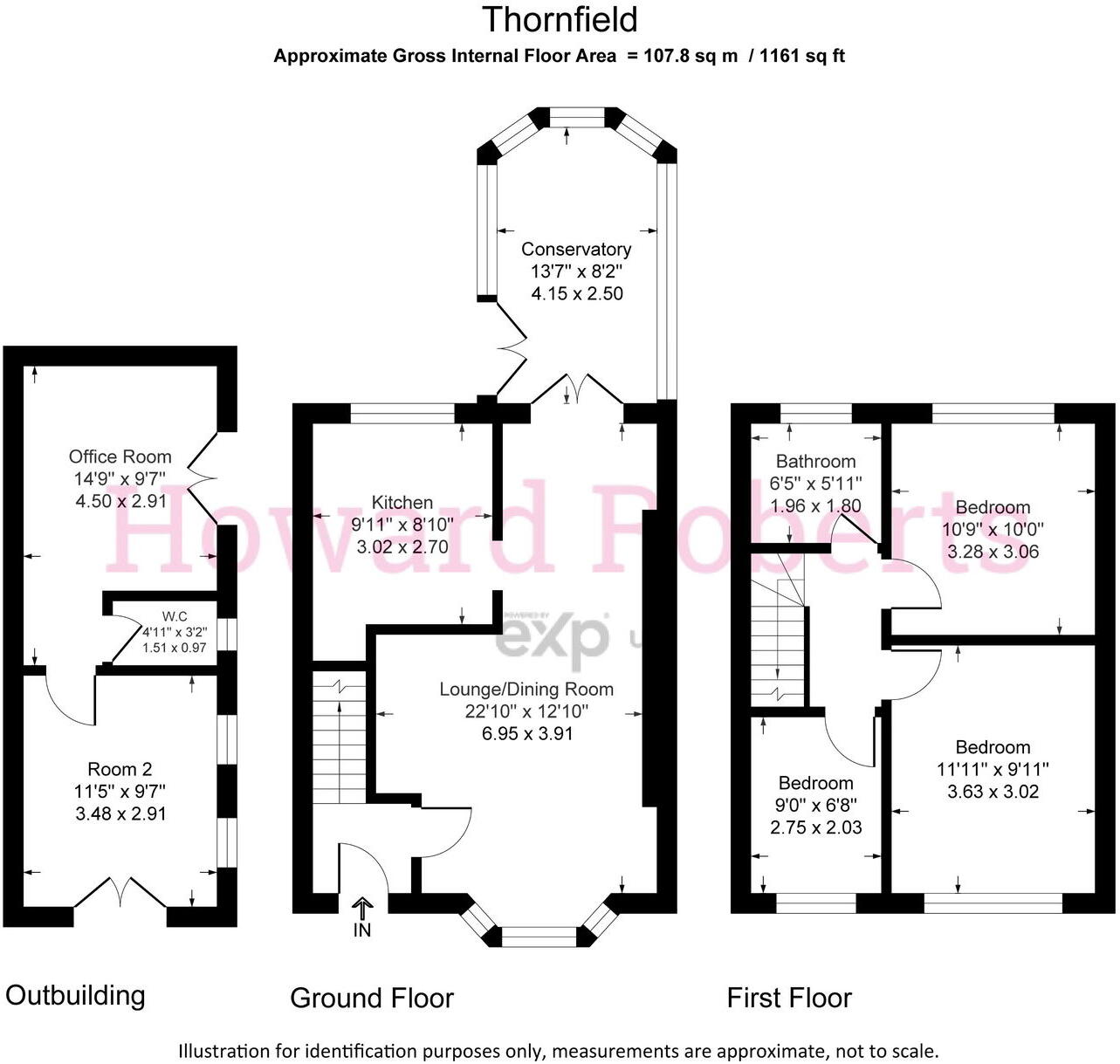 Thornfield, Much Hoole, PR4 4HE floorplan