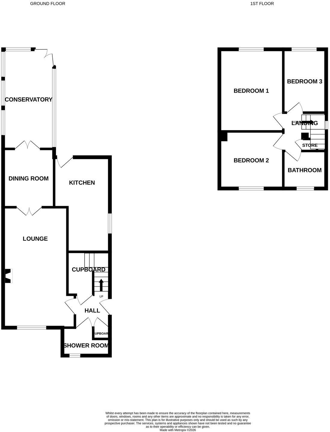 The Croftlands, Bredon, Tewkesbury, GL20 floorplan
