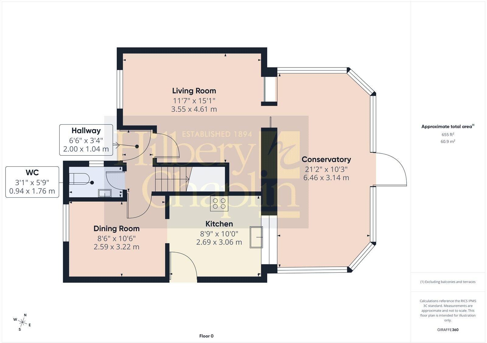 Worcester Close, Langdon Hills, Basildon, Essex, SS16 floorplan
