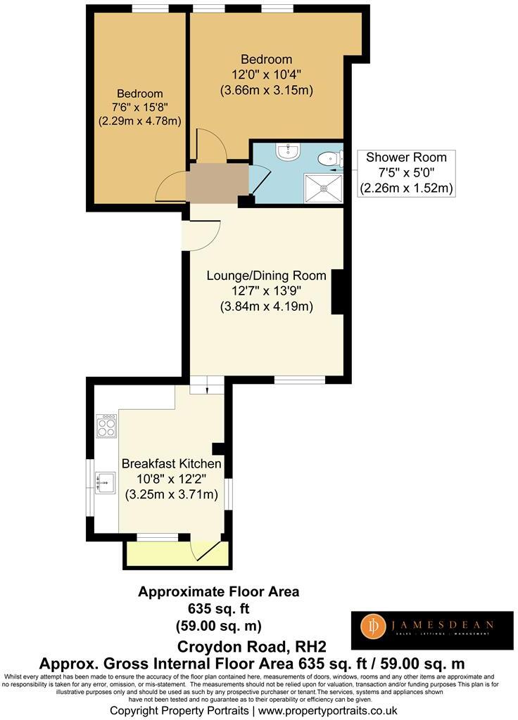 Croydon Road, Reigate, Surrey floorplan