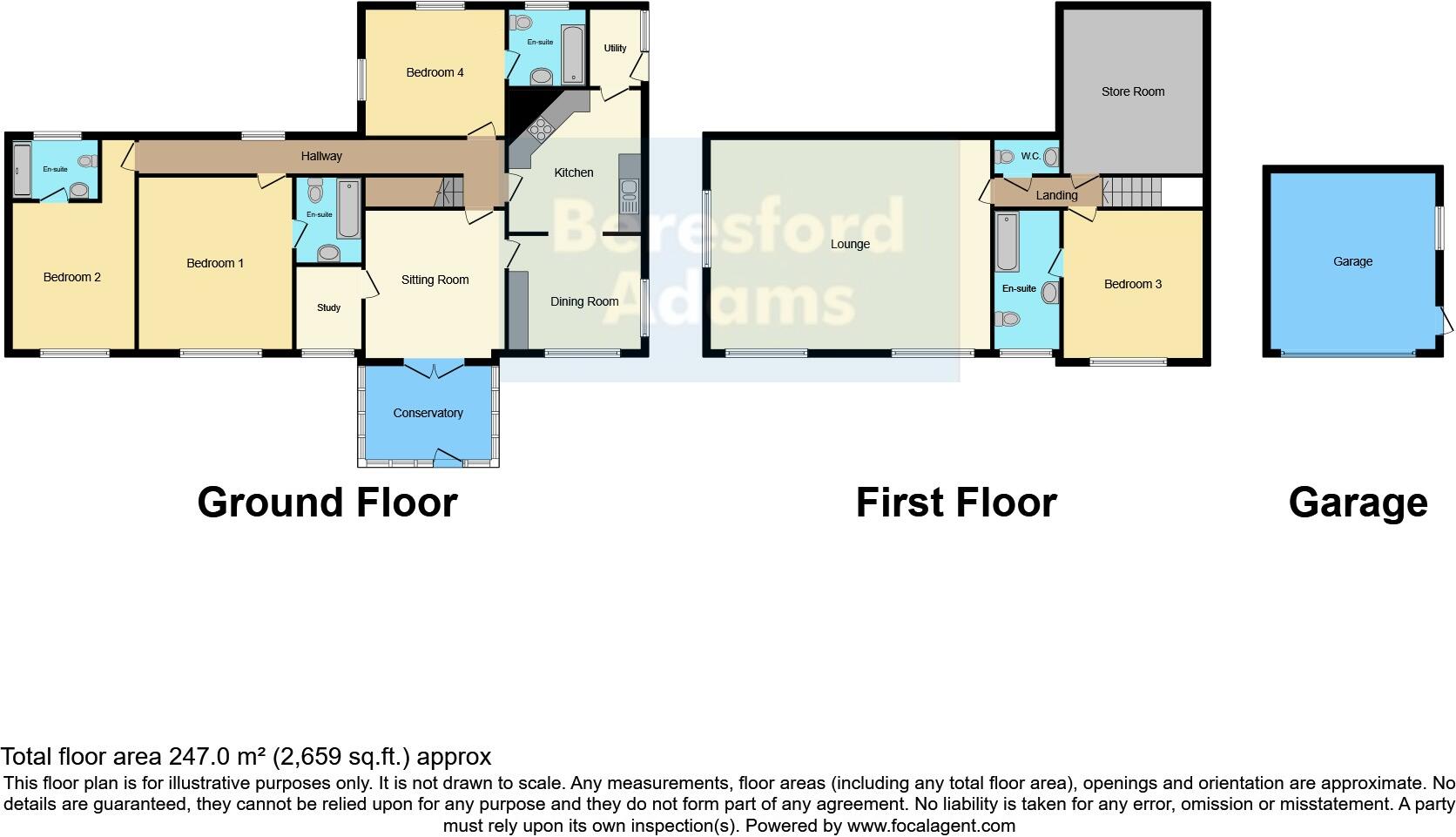Glyn Garth, Menai Bridge, Sir Ynys Mon, LL59 floorplan
